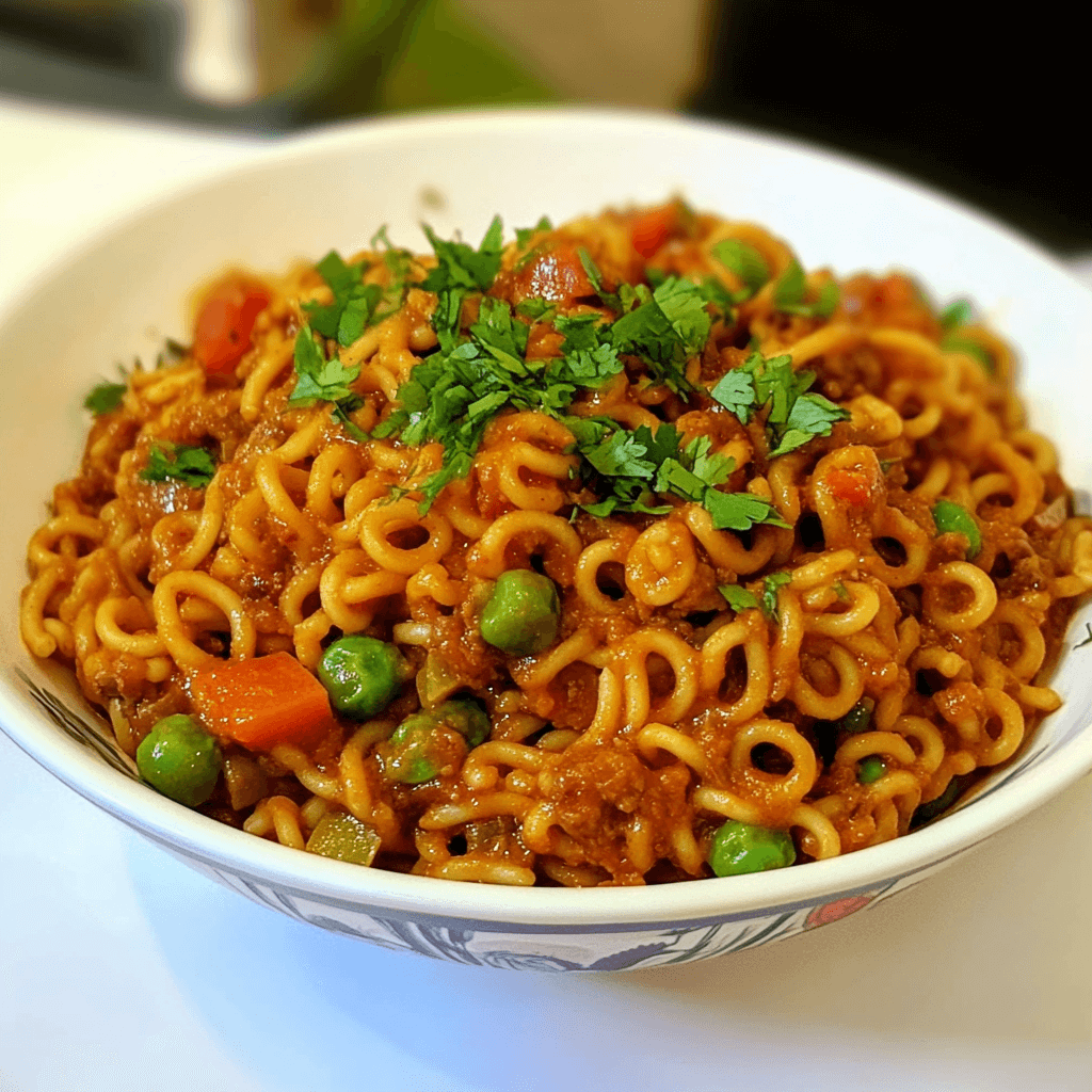 Egg Masala Maggi